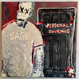 Sage Francis - Personal Journals PAINTINGS by QFetti