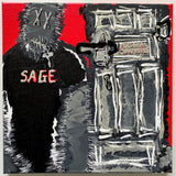 Sage Francis - Personal Journals PAINTINGS by QFetti