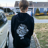 Sage Francis "Heart" BLACK Zip Hoodie