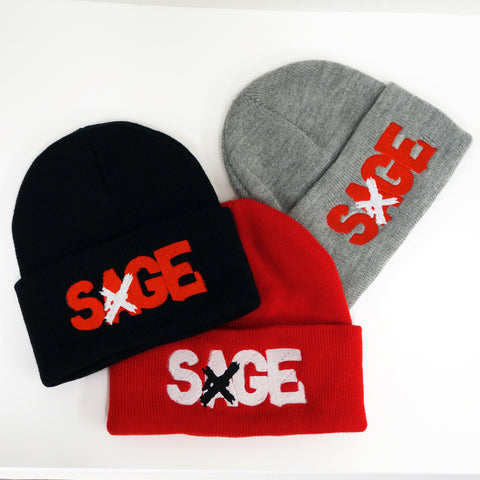 SAGE FRANCIS 'A Healthy Distrust' Knit Hat 3-PACK