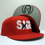 Sage Francis "A Healthy Distrust" Logo RED Snapback