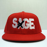 Sage Francis "A Healthy Distrust" Logo RED Snapback