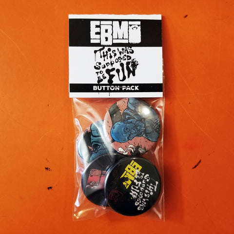 Epic Beard Men TWSTBF Button 4-PACK