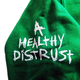 Sage Francis "A Healthy Distrust" KELLY GREEN Zip Hoodie