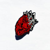 Sage Francis "Human The Death Dance" Heart LAPEL PIN