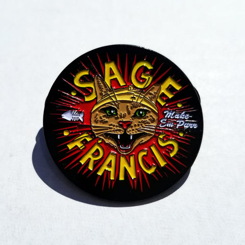 Sage Francis "Make Em Purr" LAPEL PIN