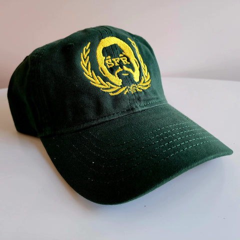 SFR Logo YELLOW-on-GREEN Dad Hat