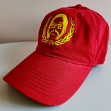 SFR Logo YELLOW-on-RED Dad Hat