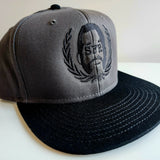 SFR Black-On-Grey Logo CONTRAST BRIM Snapback