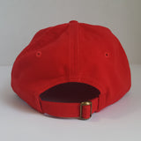 SFR Logo YELLOW-on-RED Dad Hat