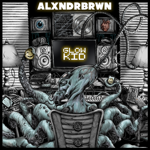 ALXNDRBRWN "Glow Kid" 7-Inch Record + MP3