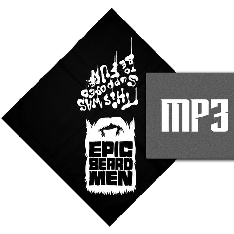 Epic Beard Men "This Was Supposed To Be Fun" Bandanna+MP3 2-PACK
