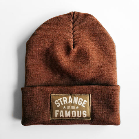 SFR Coyote Brown Knit Hat