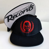 SFR Red-On-Black Logo Snapback