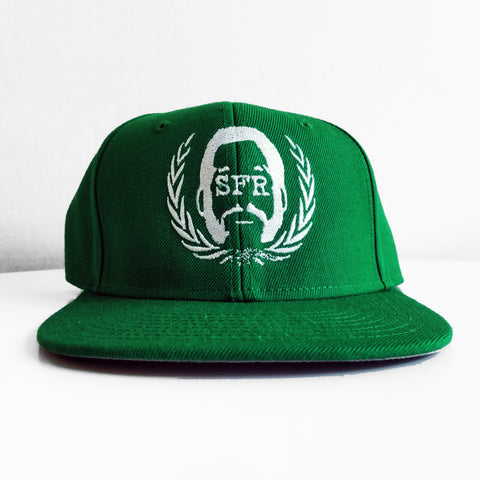 SFR White-On-Green Logo Snapback